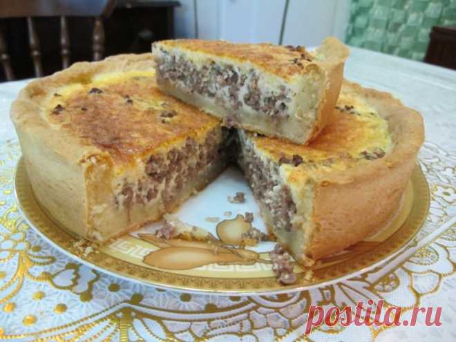 Заливной мясной пирог "Киш ЛОРЕН"