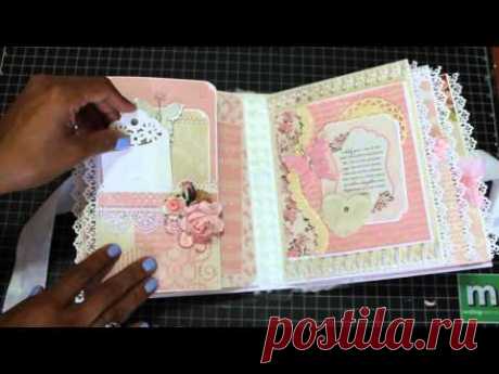 Baby Girl Mini Scrapbook Album August 2015 *SOLD*