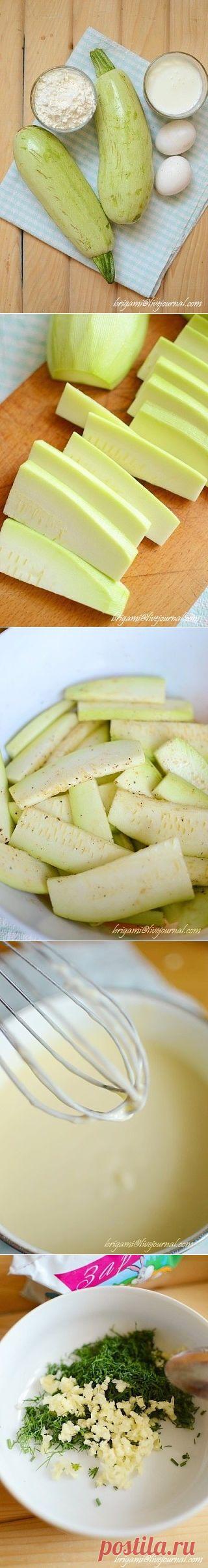 Кабачки в кляре