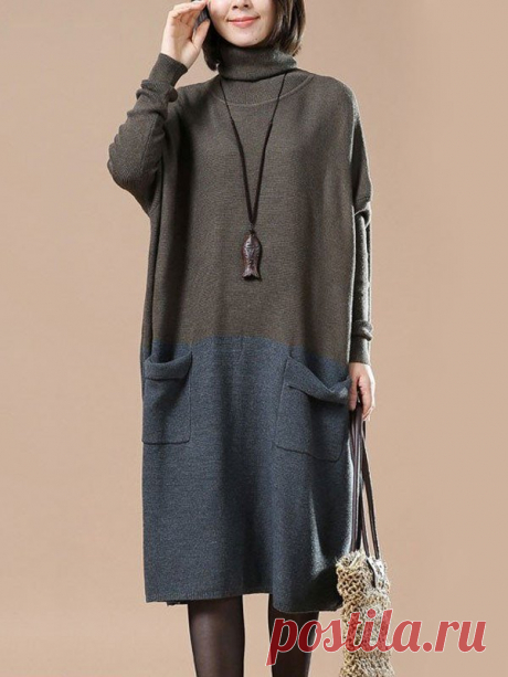Casual loose cotton Knitted sweater – Buykud