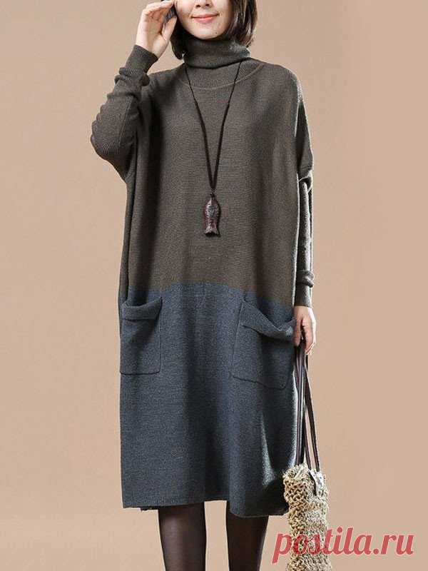 Casual loose cotton Knitted sweater – Buykud