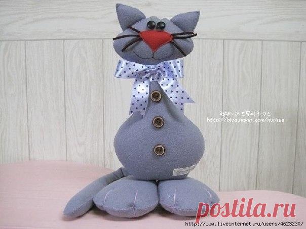МК Шьем мартовского кота из фетра или флиса