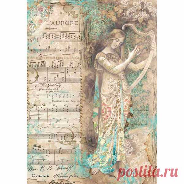 Бумага рисовая для декупажа Stamperia DFSA4323 