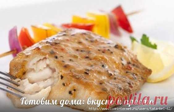 Вкусная и полезная рыбка - Минтай в соусе!..