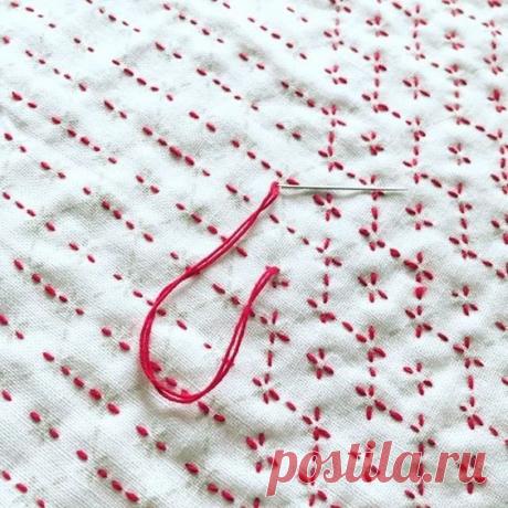 Японская вышивка сашико — Сделай сам, идеи для творчества - DIY Ideas