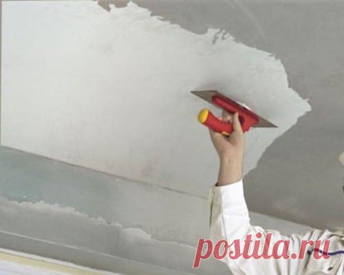 Шпаклевка потолка под покраску своими руками: чем и как шпаклевать Покраска - самый простой и доступный по цене вариант финишной отделки. Однако, окрашивание требует тщательной подготовки поверхности плиты перекрытия.