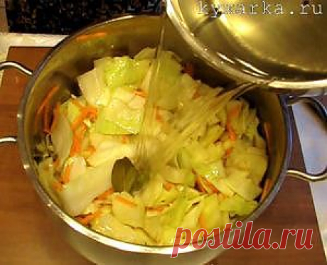 Кухарка: домашняя кухня, видео, кулинария, рецепты, советы, фото| Капуста, маринованная по - гурийски