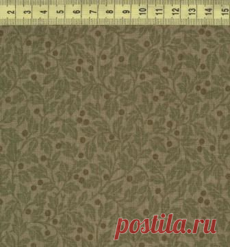 Ягоды с листочками на сером 1032-1