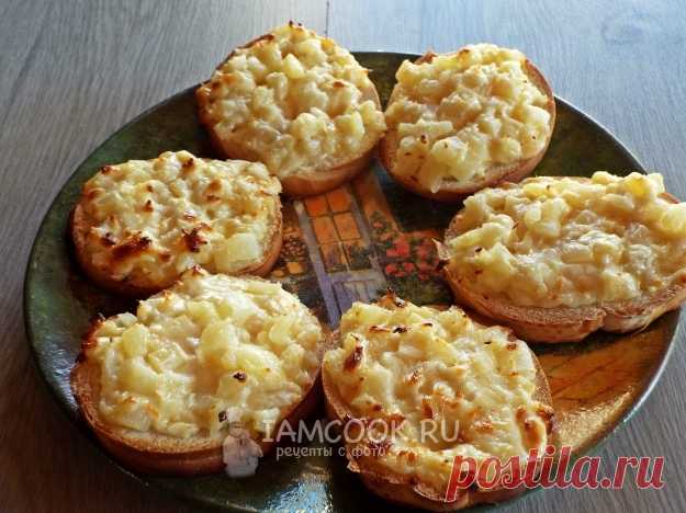 Бутерброды с сыром и ананасами — рецепт с фото пошагово