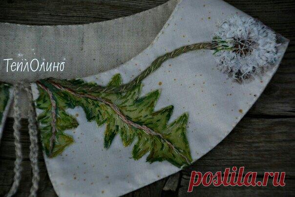Чудесные вышитые воротнички Оли ТеплОлино. Они великолепны! | Создавай сам | Дзен