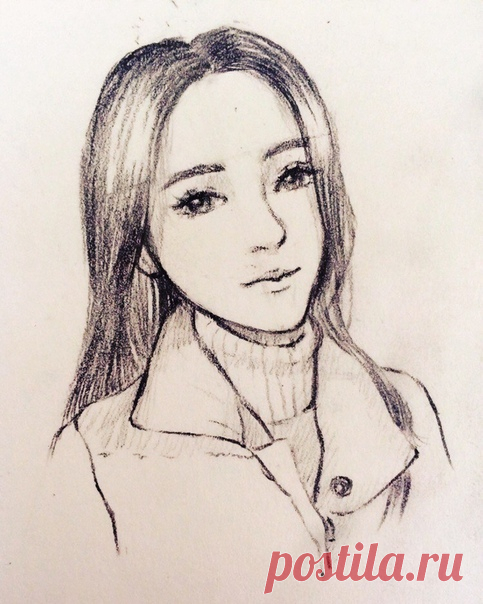 Рисуем девушку