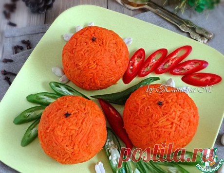 Салат-закуска &quot;Апельсин&quot; – кулинарный рецепт