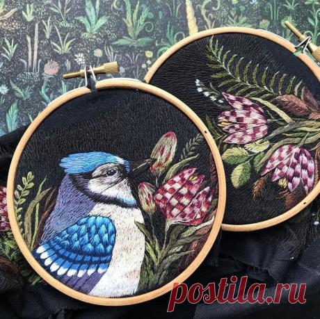 50+ невероятных авторских вышивок этой весны | Хроники Сельских Бюджетников | Яндекс Дзен