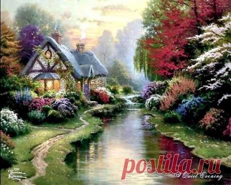 живопись Thomas Kinkade - 69 фото. Фотографии Валентин Иванов.