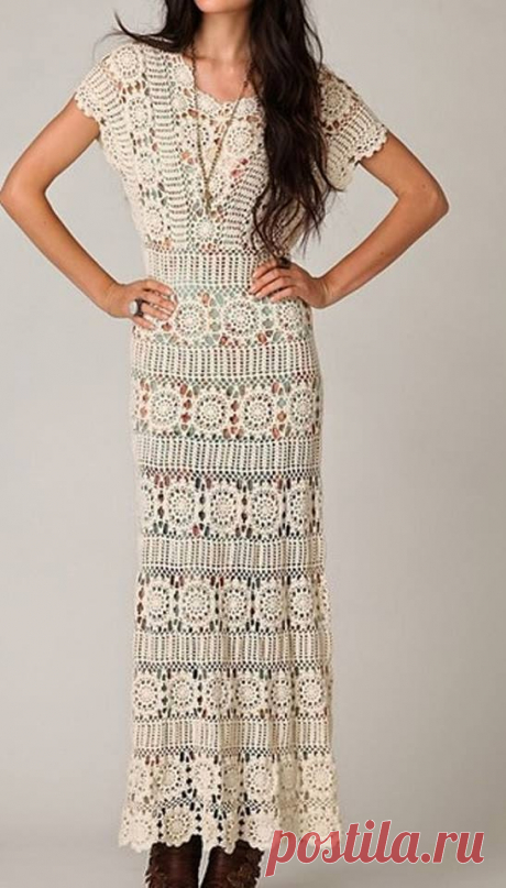 İrlandalı tığ ve: Triko elbise Free People