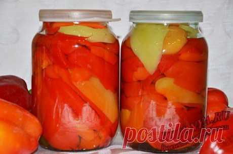 Маринованный сладкий перец на зиму - Простые рецепты Овкусе.ру