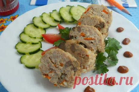 Колбаска из куриного фарша с рисом и печенью — Journal women❜s