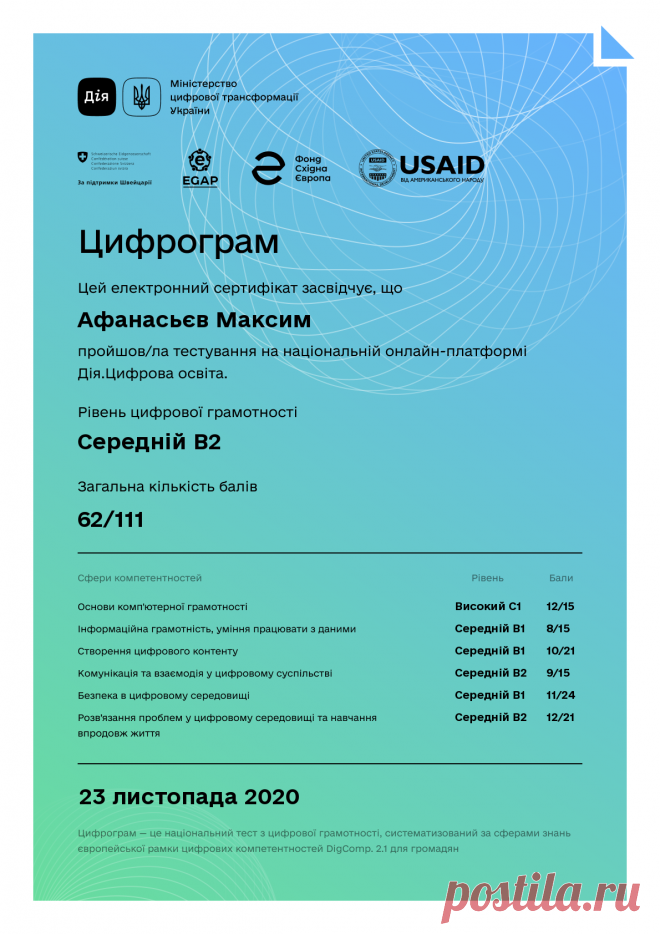 Дія. Цифрова Освіта