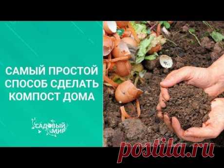 Чудо-компост из кухонных отходов! Самый простой способ сделать компост дома - YouTube