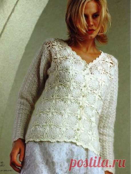 CROCHET JACKET. CROCHET JACKET. FREE DIAGRAM.
