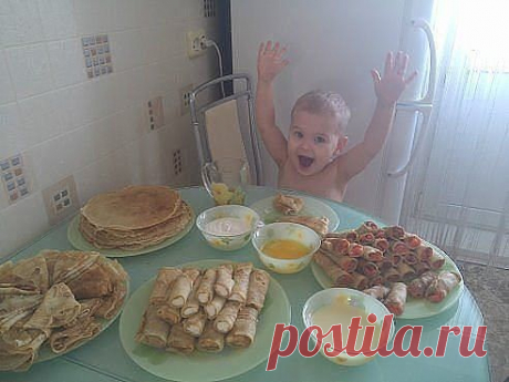 У бабушки))))