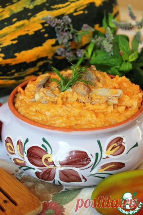 Каша на рёбрышках из капусты и хлопьев - кулинарный рецепт