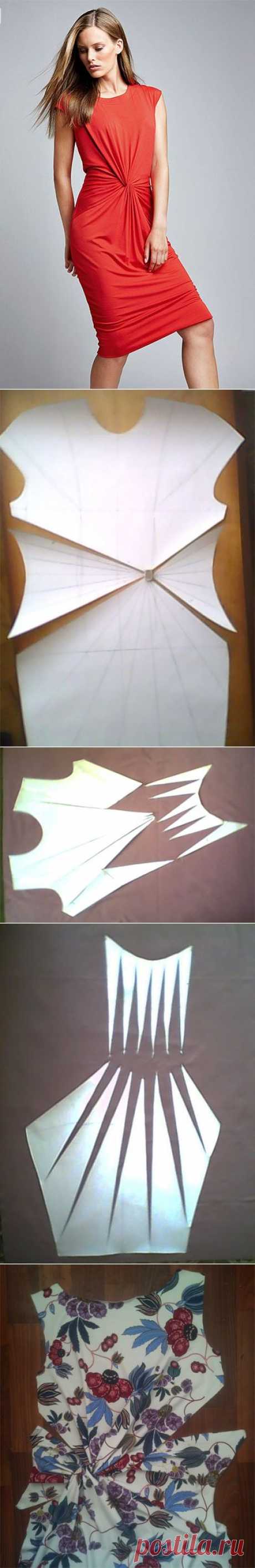 ПЛАТЬЯ С Х-ДРАПИРОВКОЙ | Варварушка-Рукодельница