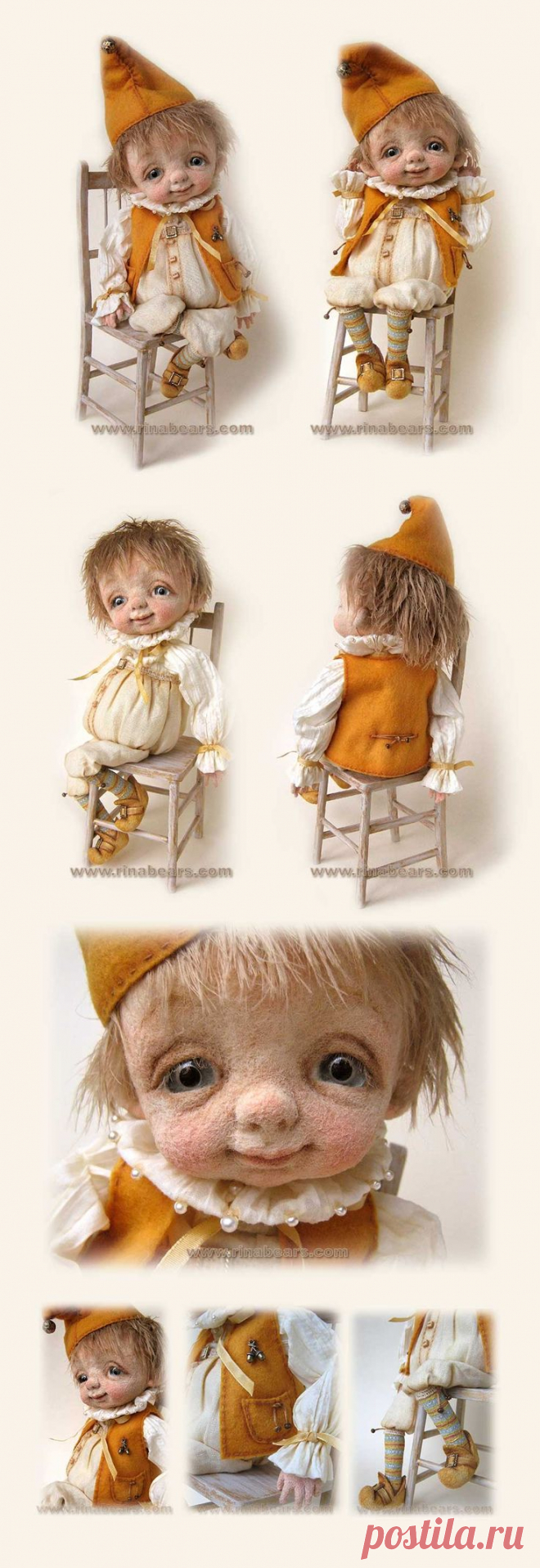 Изумительные авторские куклы Рины Буше