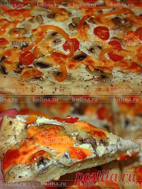 Лепешка с грибами и горчичным соусом – рецепт приготовления с фото от Kulina.Ru