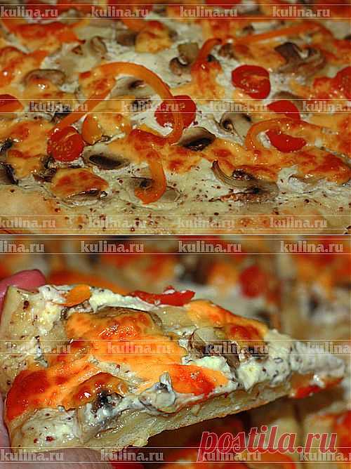 Лепешка с грибами и горчичным соусом – рецепт приготовления с фото от Kulina.Ru