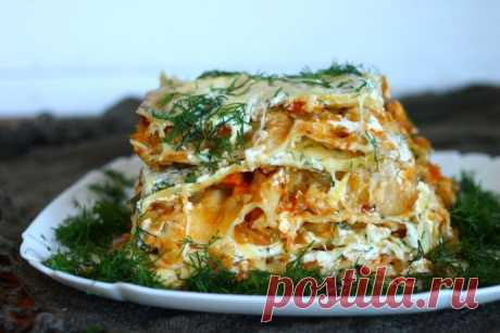 Лазанья с овощами, курицей и моцареллой Лазанья с овощами, курицей и моцареллой получается очень сытной и вкусной.&nbsp;Приготовить это блюдо можно примерно за 1,5 часа.&nbsp;Ингредиенты:&nbsp;Для начинки:&nbsp;Лук репчатый – 2 шт.&nbsp;Морковь – 1 шт. Кабачок – 1 шт.&nbsp;Сладкий перец – 2 шт.&nbsp;Филе куриное – 200...