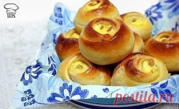 Булочки "Розочки" с творогом » В сети – себя просвети!