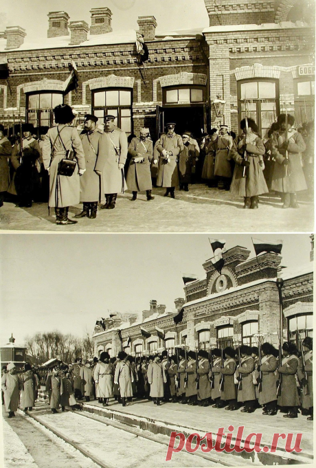 Прибытие императора Николая II на станцию Бобруйск. 21 декабря 1904