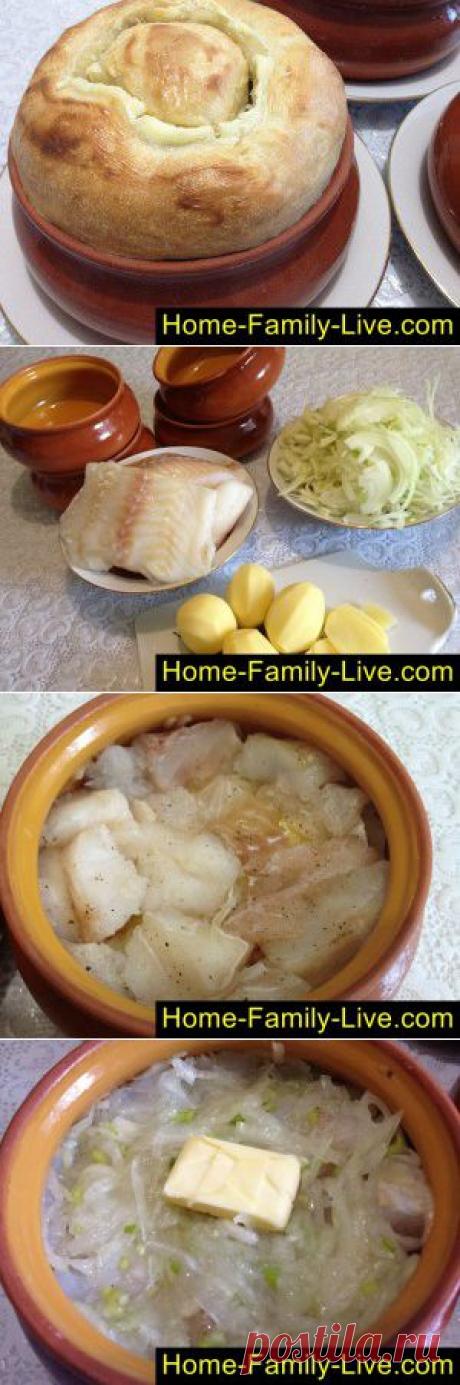 Рыба в горшочке - пошаговый фоторецепт - рыба тушеная с картошкой в г