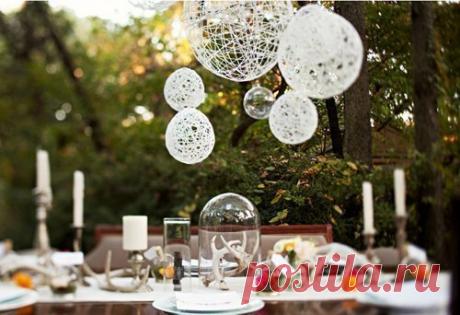 Как сделать оригинальные шары для декора