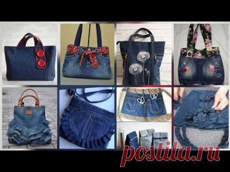 most beautiful Stylish denim bag designs collection