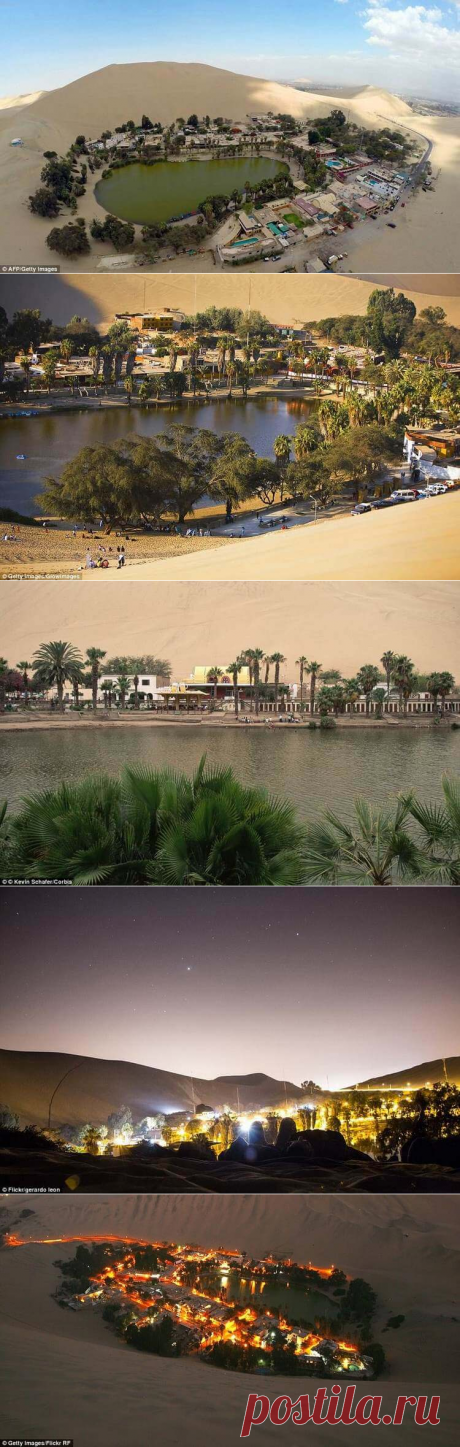 Нет, это не мираж! Удивительный город-оазис среди пустыни в Перу