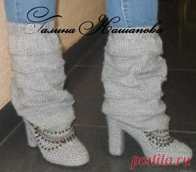Мастер-класс по вязанию сапог от Галины Кашаповой - Ярмарка Мастеров - ручная работа, handmade