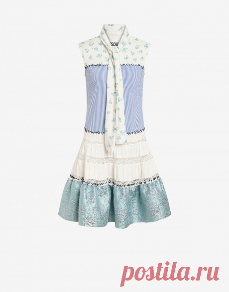 Patchwork dress - Dresses - Clothing - Women - Moschino | Moschino Official Online Shop