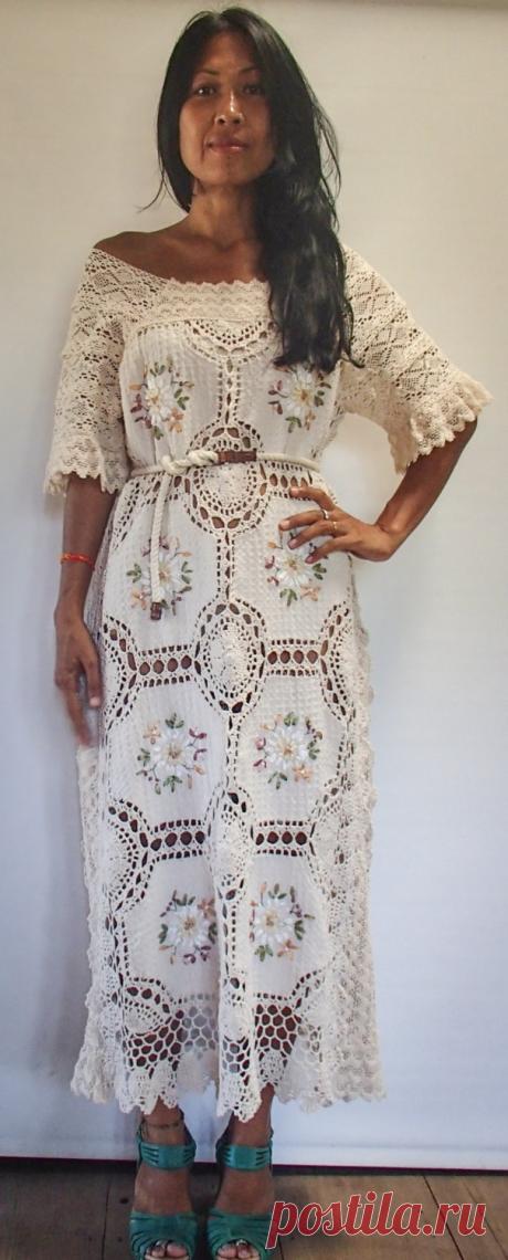 Beautiful and Elegant Crochet and Lace Embroidered by SpellMaya