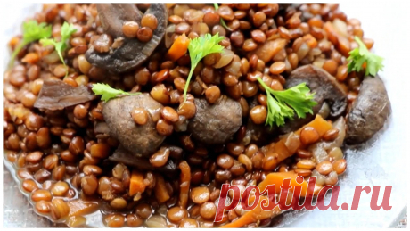 Вкусная чечевица с грибами | Готовим дома с Ириной Быхановой Пульс Mail.ru Вкусный ужин по простому рецепту.