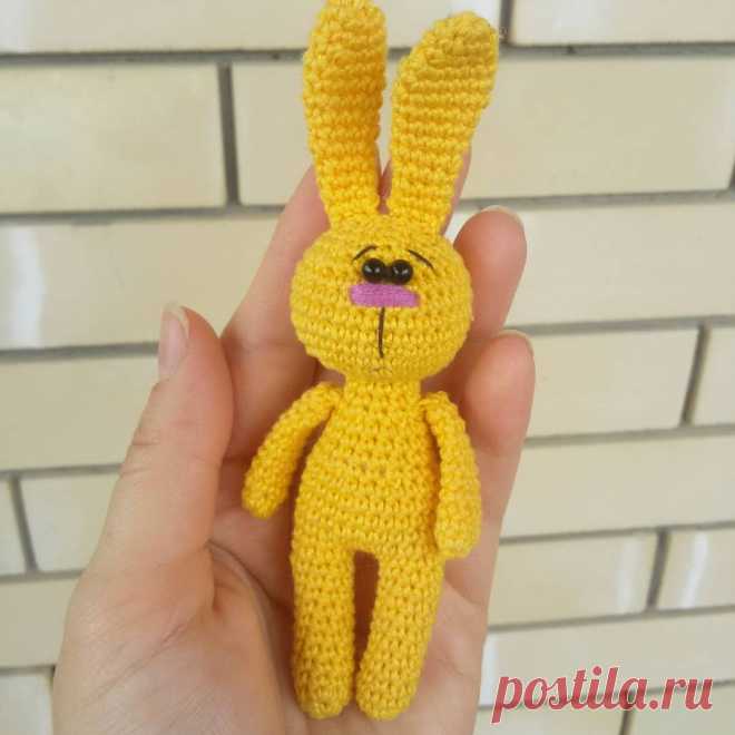 Зайчик Карамелька амигуруми крючком | Hi amigurumi