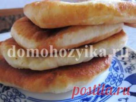 Тонкие пирожки с картошкой.