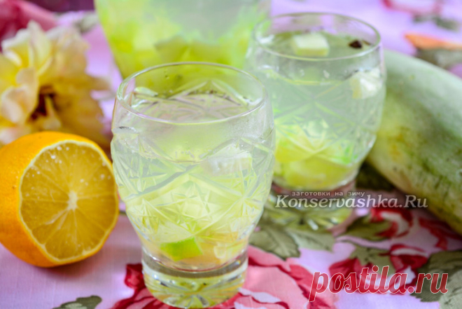 Компот из кабачков со вкусом ананаса на зиму