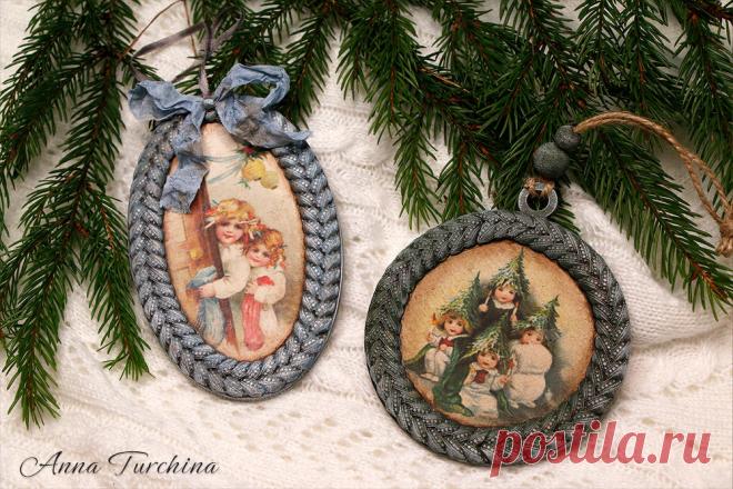 Декор интерьерных новогодних украшений