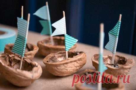 Делаем кораблики с малышами