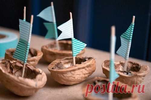 Делаем кораблики с малышами