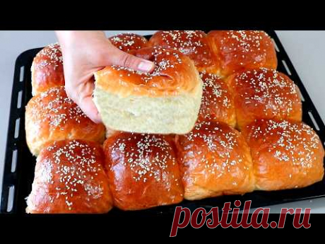 Просто Добавьте Уксус! 100% Результат! Булочки Как ПУХ, Долго Не Черствеют! Это Лучший Рецепт!