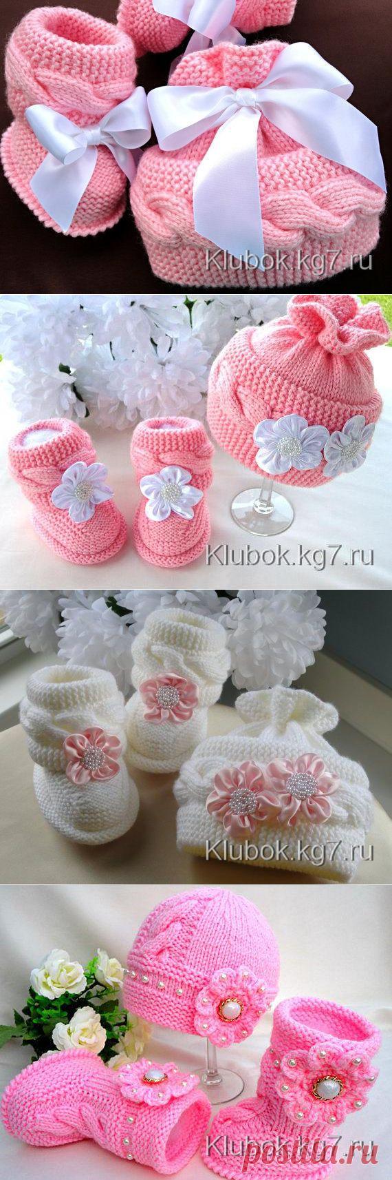ОЧЕНЬ НАРЯДНЫЕ ПИНЕТКИ-БОТИНОЧКИ ДЛЯ МАЛЫШЕЙ | Клубок