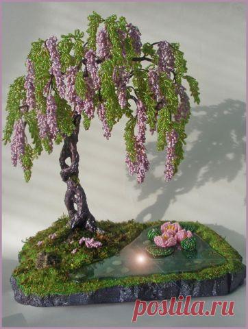 Глициния "Сказка странствий" | biser.info - всё о бисере и бисерном творчестве